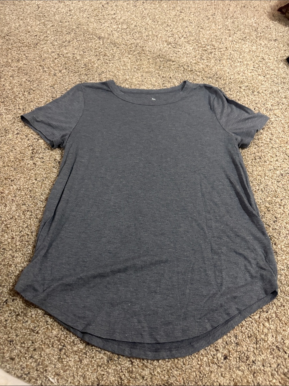 Classic Crewneck Short-Sleeve Tee - Charcoal Gray